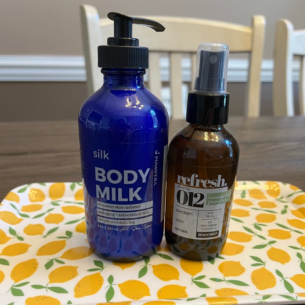 Pomifera  Glass Moisturizer and fragrance Set for Skin